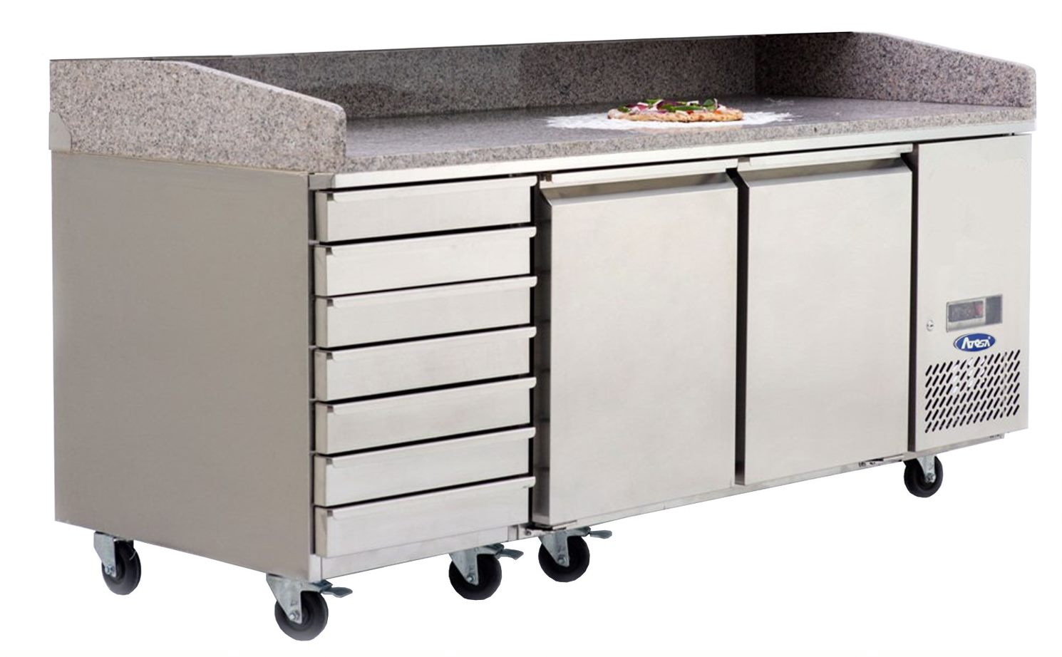 ATOSA TABLE A PIZZA 2 PORTES